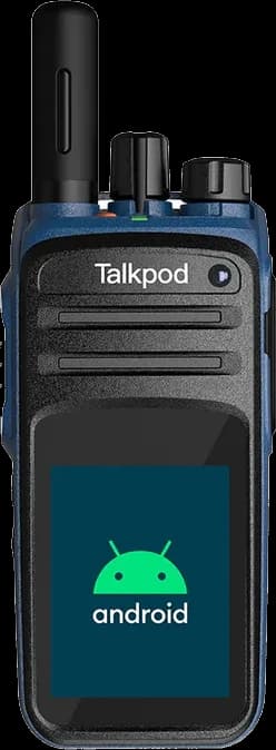 A Talkpod N59 push-to-talk handheld radio
